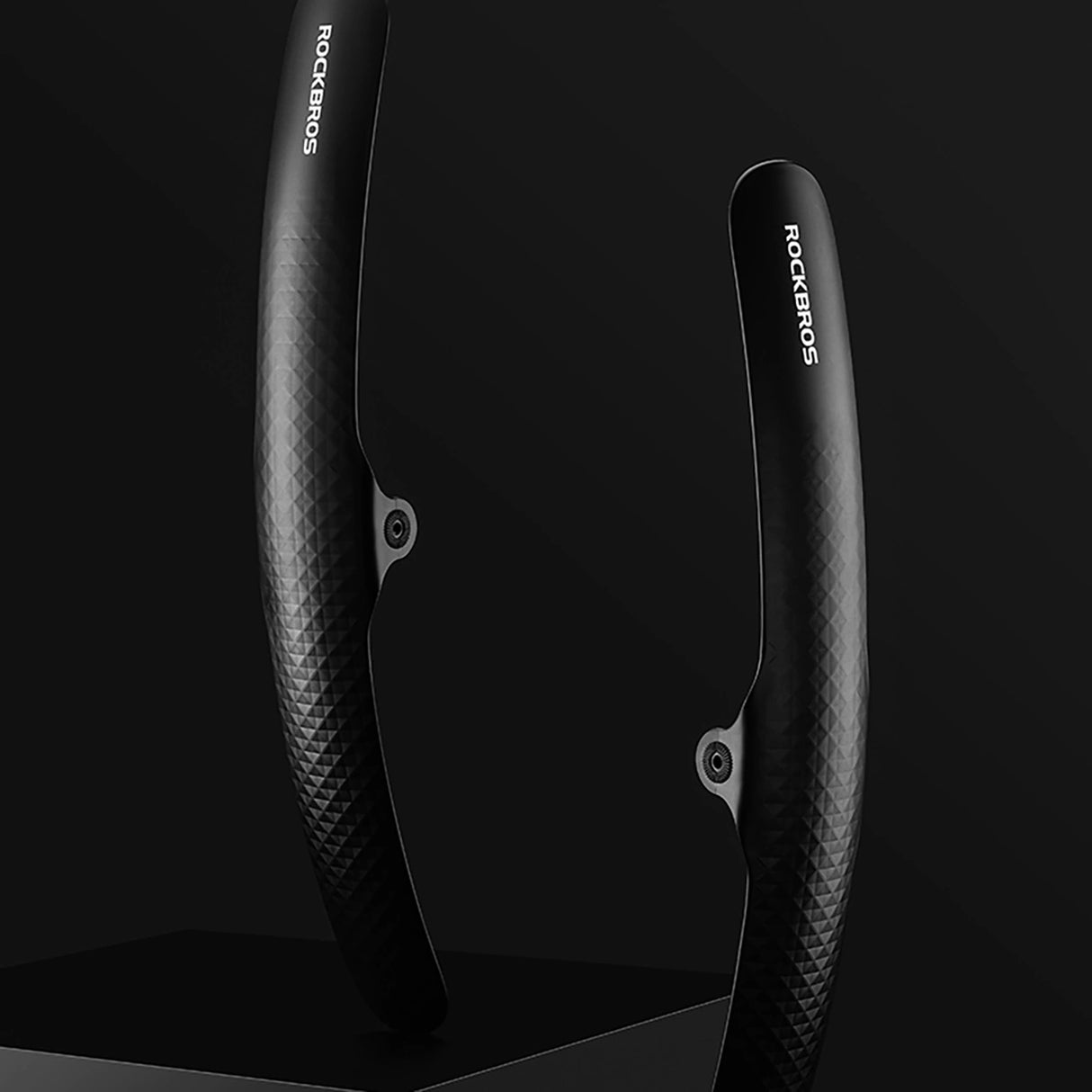 Rockbros 28210007001 fender til cykler, universel, justerbar - sort