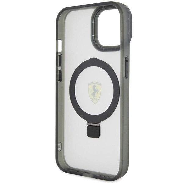 Ferrari Ring Stand 2023 Collection MagSafe Case til iPhone 15 Plus / 14 Plus - Gennemsigtig