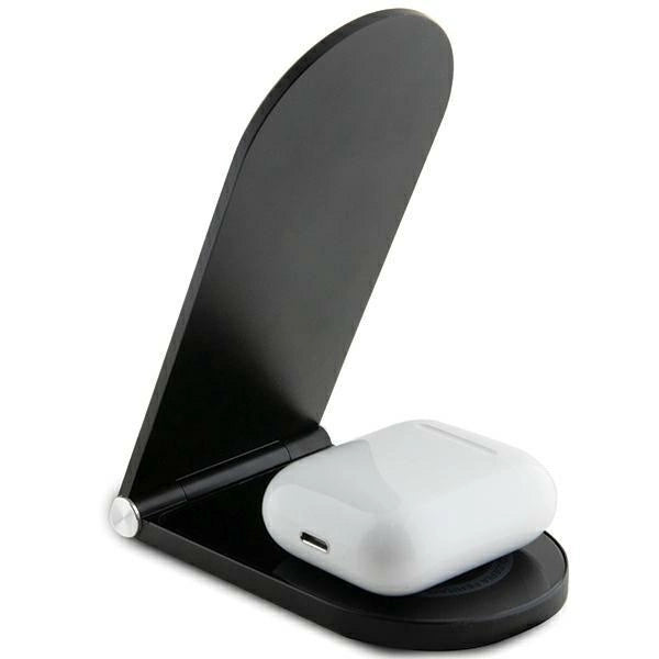 MagSafe sammenklappelig 2in1 15W induktiv oplader - sort