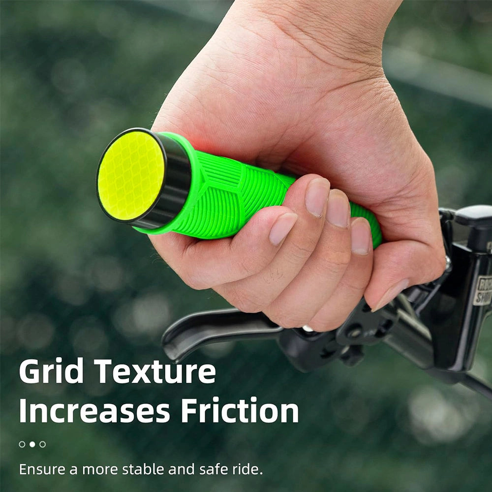 Rockbros 40720007005 cykelhåndtag med reflektor - grøn