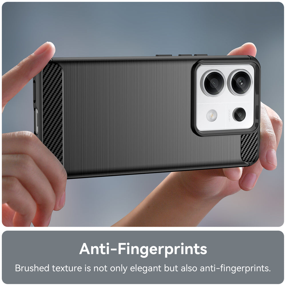Carbon Case til Xiaomi Redmi Note 13 Pro - sort