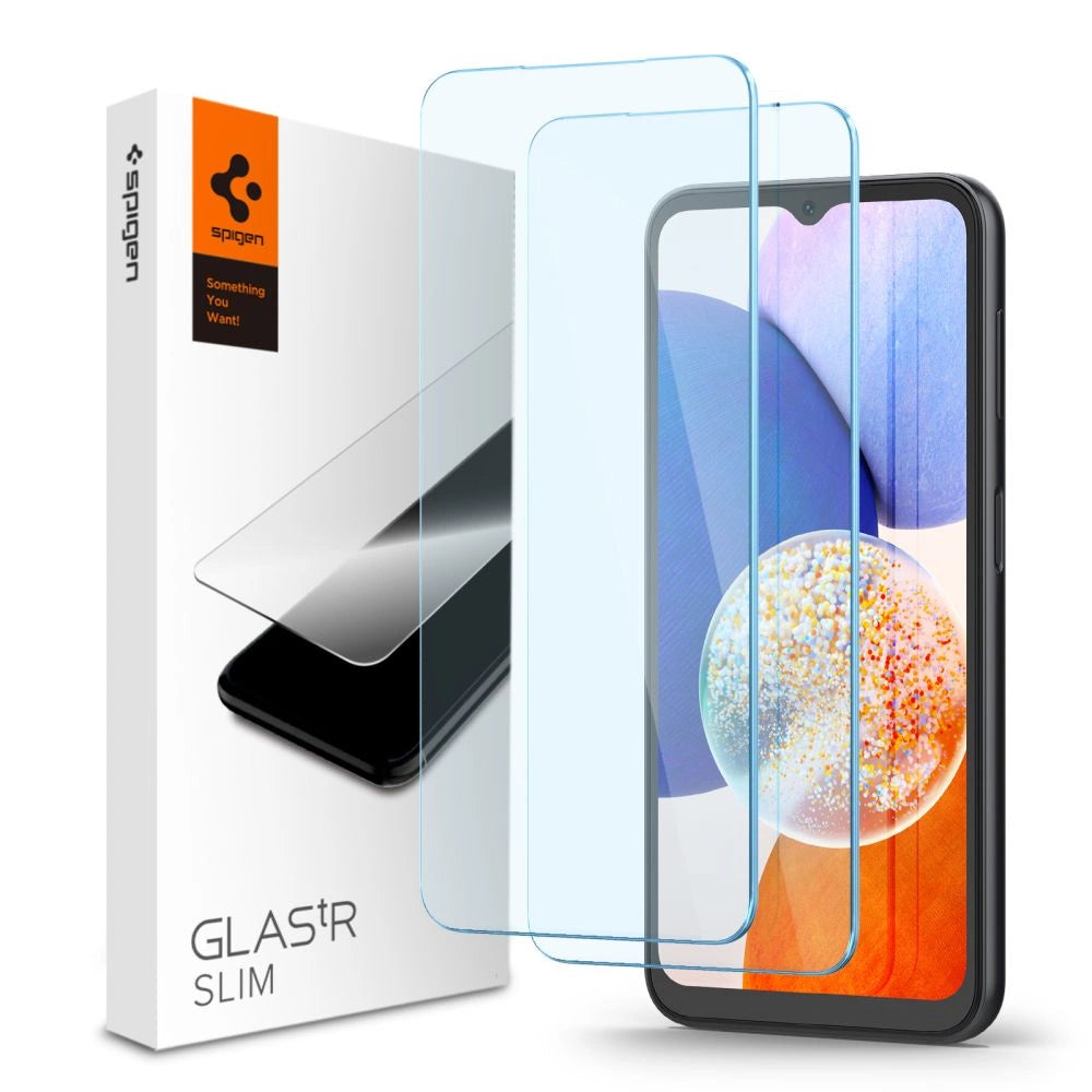Spigen Glas.tR Slim tempereret glas til Samsung Galaxy A15 4G / 5G / A25 5G - 2 stk.