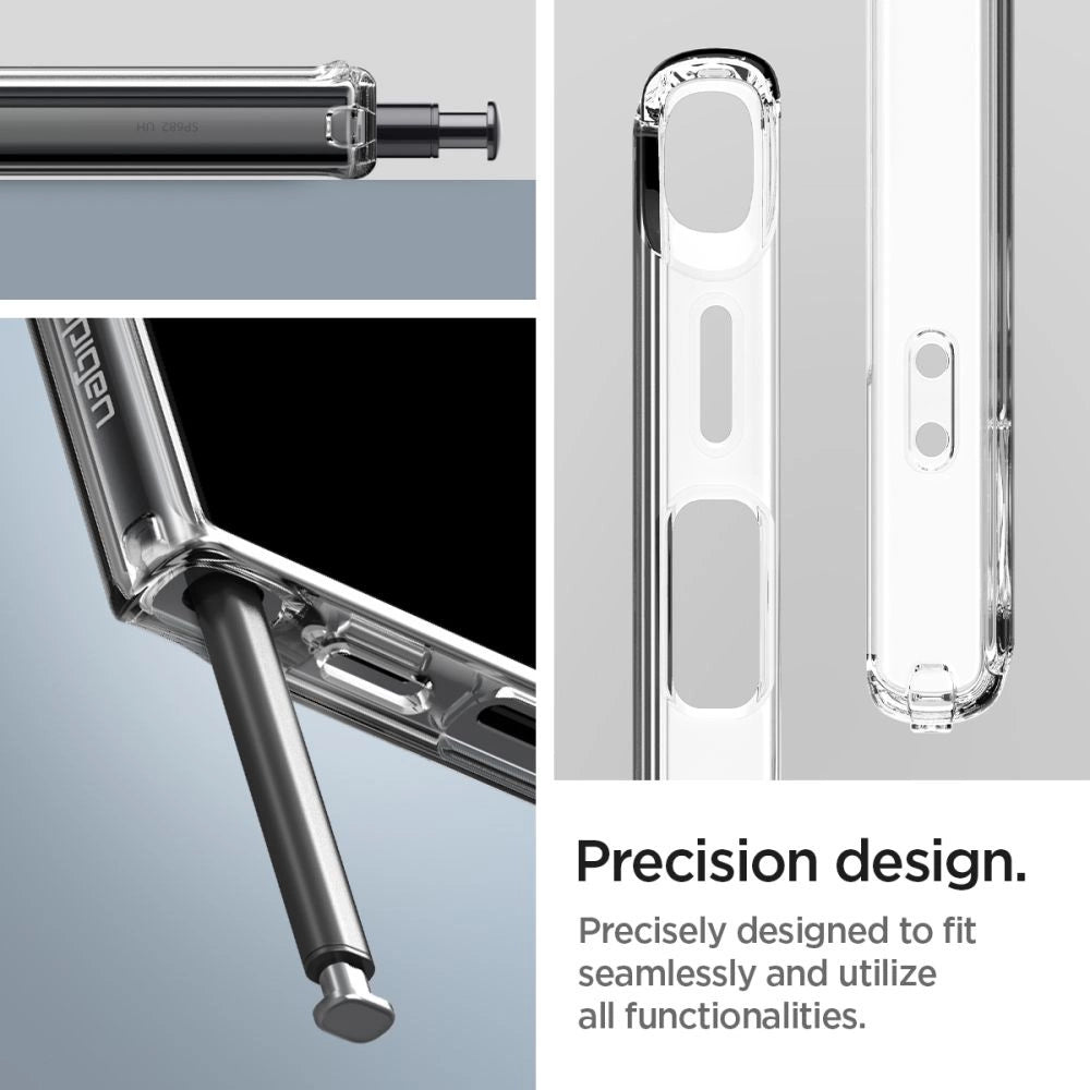 Spigen Ultra Hybrid Case til Samsung Galaxy S24 Ultra - Gennemsigtig