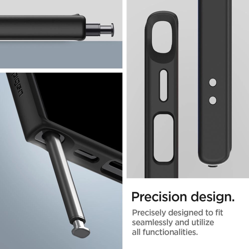 Spigen Ultra Hybrid Case til Samsung Galaxy S24 Ultra - Matte Black