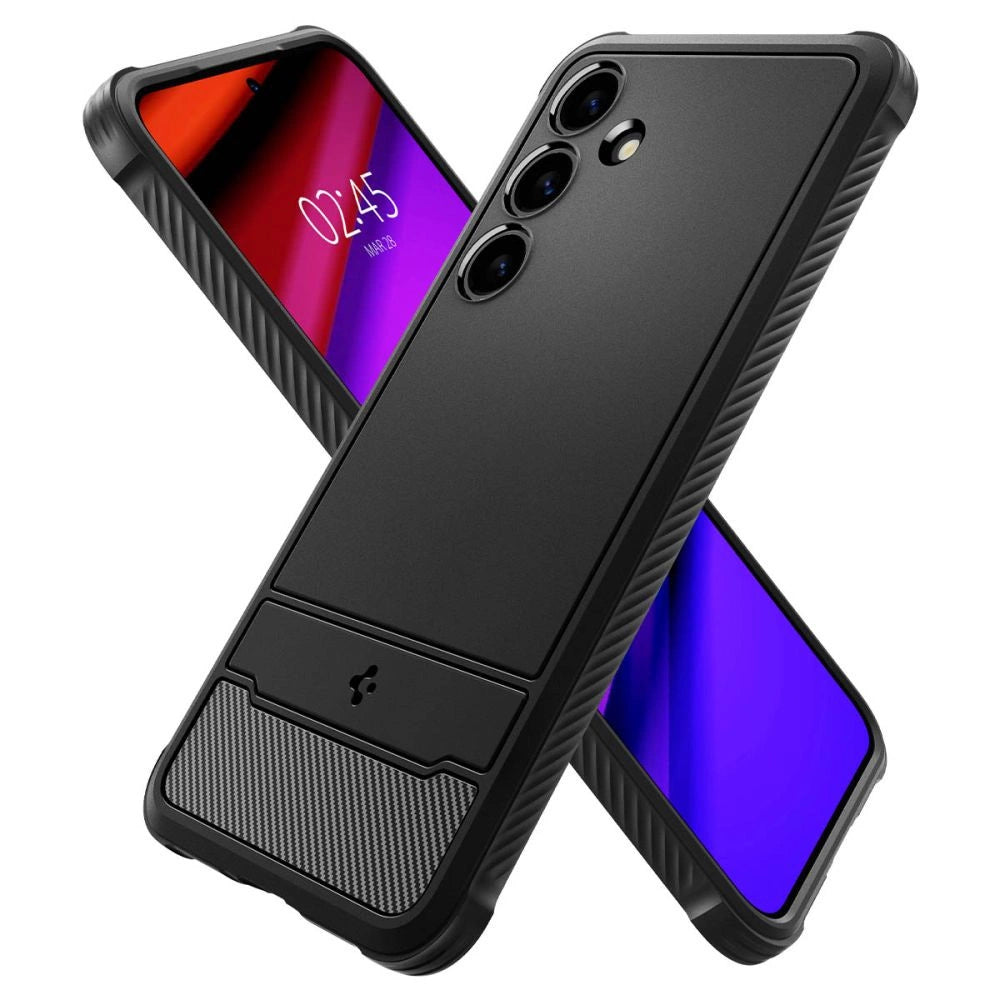 Spigen Rugged Armor Case for Samsung Galaxy S24 - Matte Black