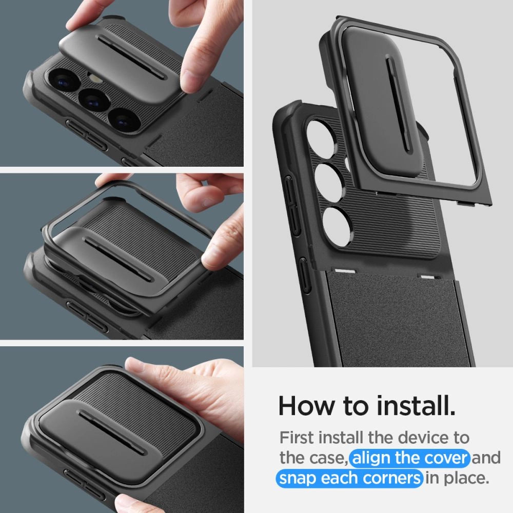 Spigen Optik Armor Case for Samsung Galaxy S24 - Black