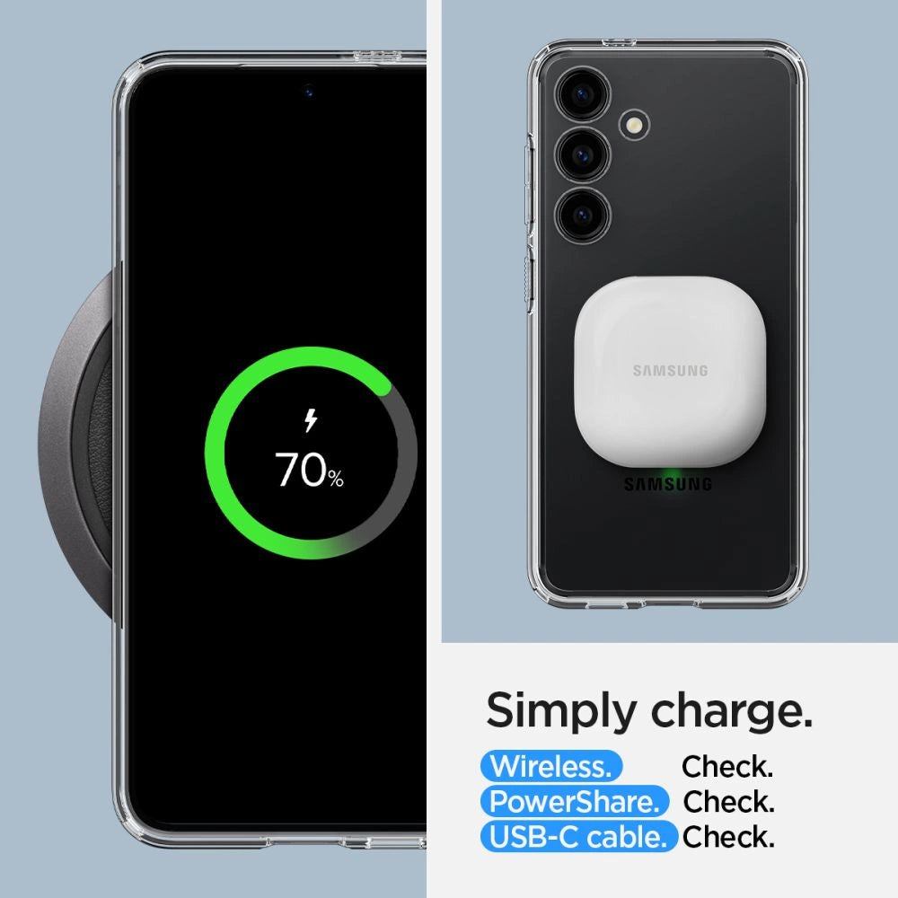 Spigen Ultra Hybrid Case til Samsung Galaxy S24 - Klar