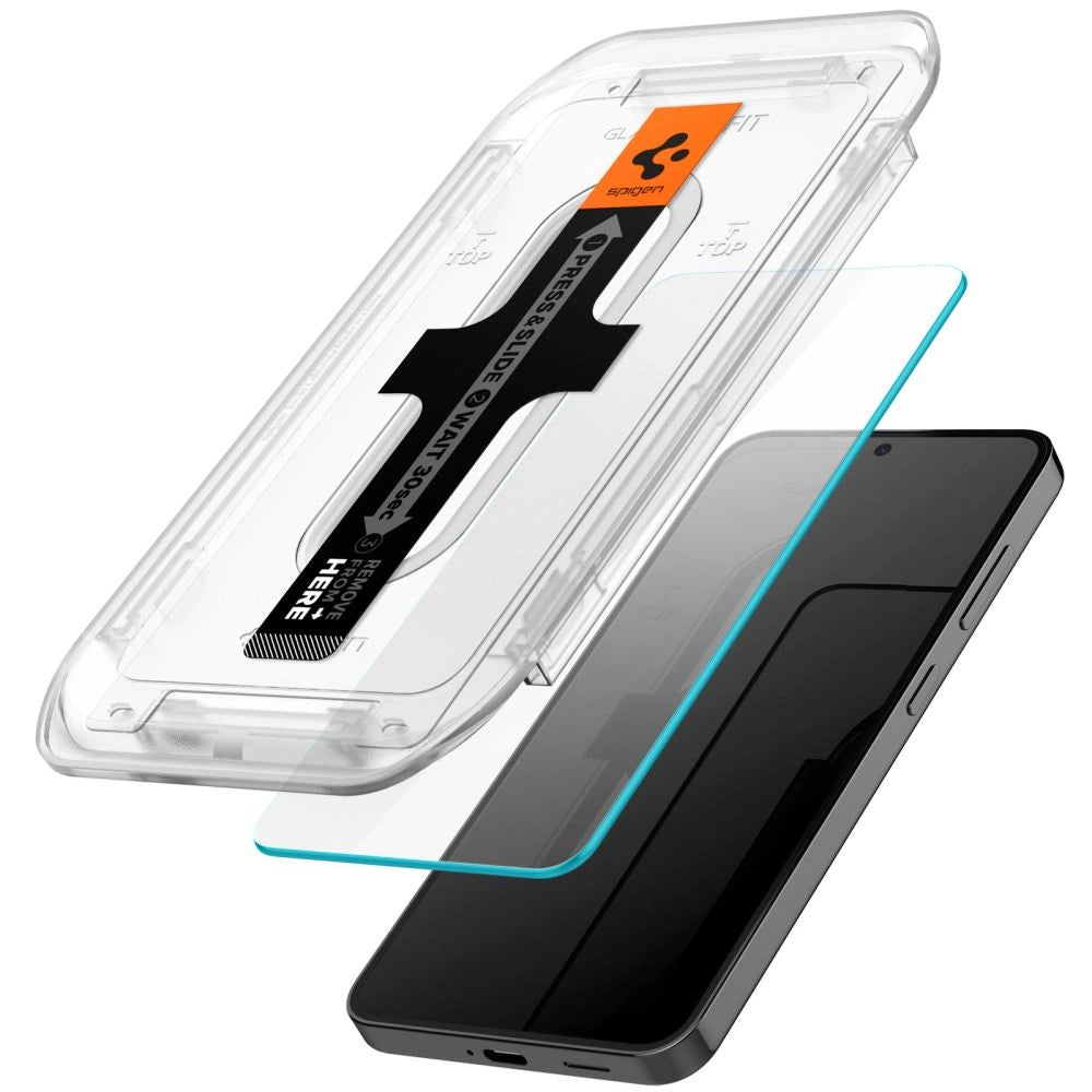 Spigen Glas.tR EZ Fit hærdet glas til Samsung Galaxy S24 - 2 stk.
