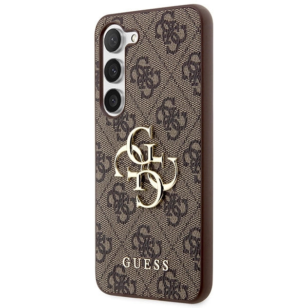 Guess 4G Big Metal Logo Case til Samsung Galaxy S24+ - Brunt