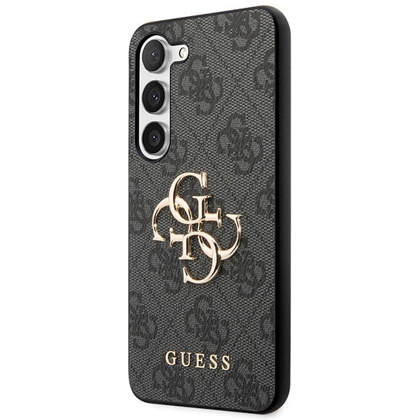 Guess 4G Big Metal Logo Case til Samsung Galaxy S24+ - sort