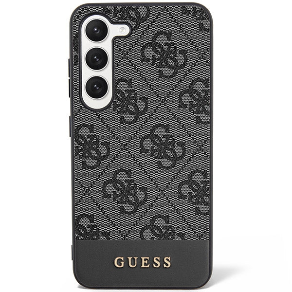 Guess 4G Stripe Collection-kasse til Samsung Galaxy S24+ - sort