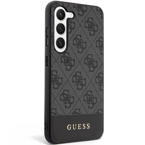 Guess 4G Stripe Collection-kasse til Samsung Galaxy S24+ - sort