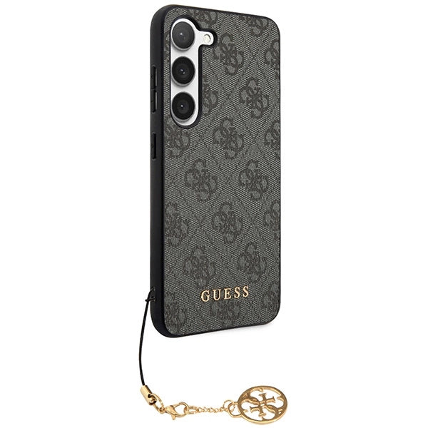 Guess 4G Charms Collection-kasse til Samsung Galaxy S24+ - sort
