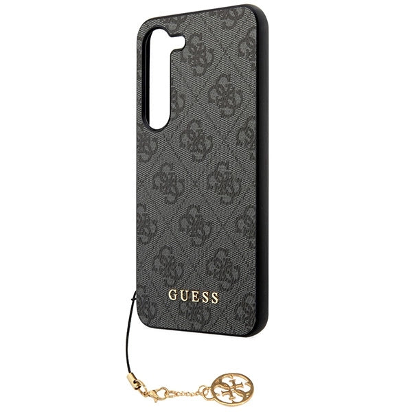 Guess 4G Charms Collection-kasse til Samsung Galaxy S24+ - sort