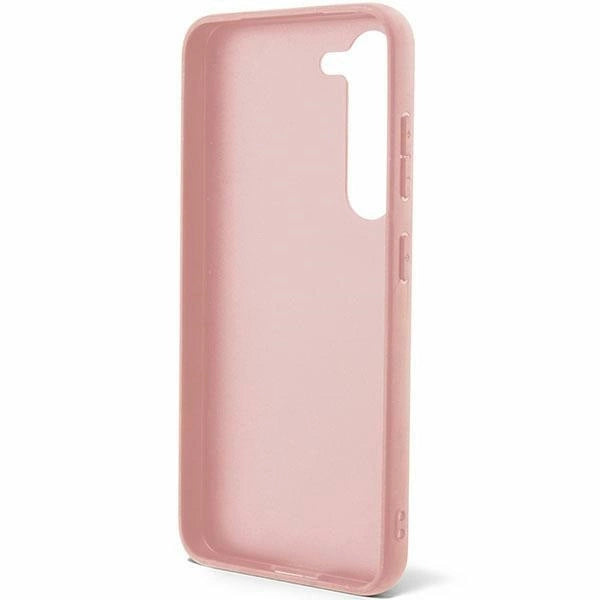 Guess Glitter Script case for Samsung Galaxy S24+ - pink
