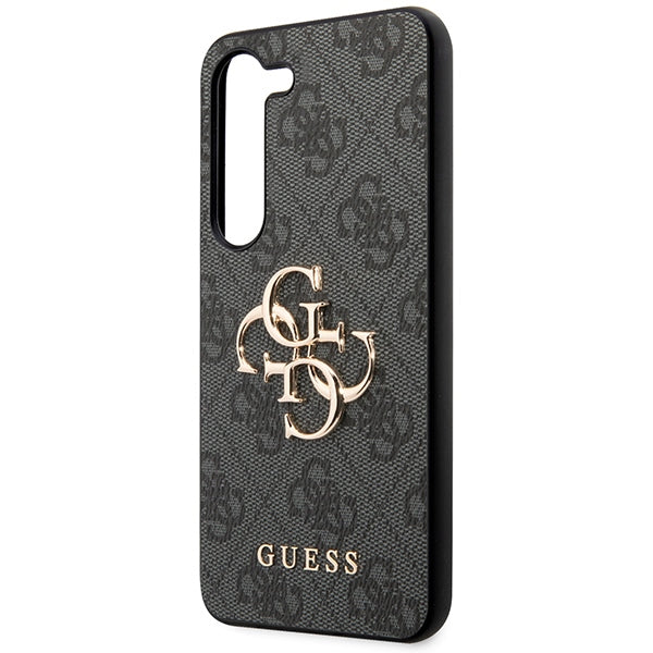 Guess 4G Big Metal Logo-hylster til Samsung Galaxy S24 - sort