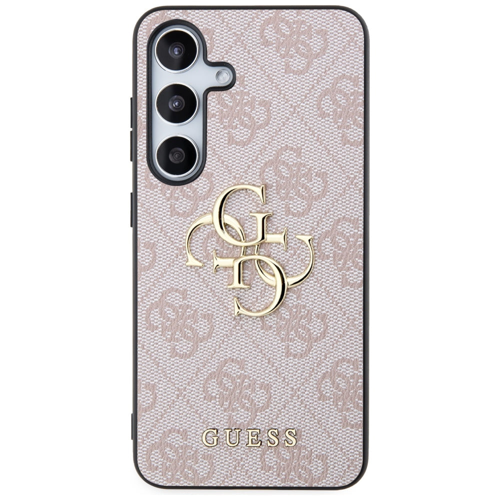 Guess 4G Big Metal Logo Case til Samsung Galaxy S24 - Pink
