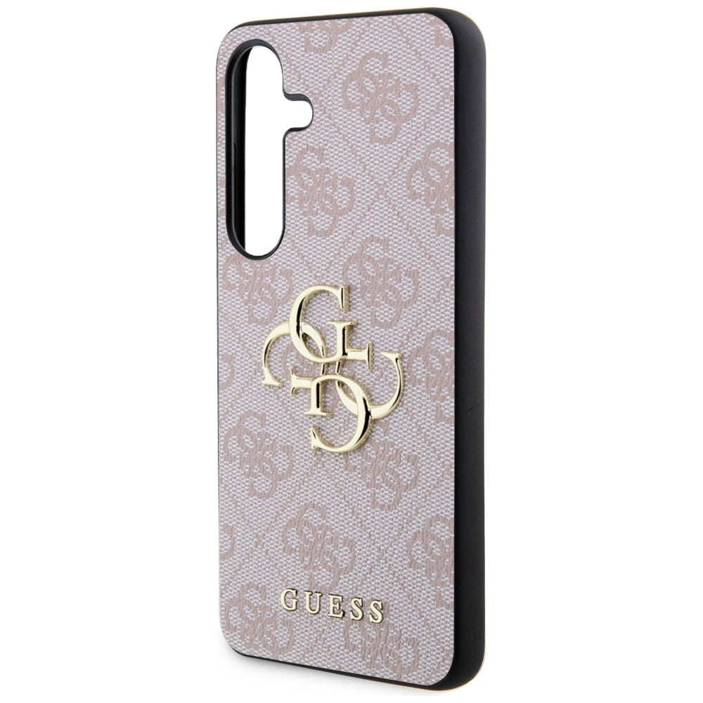 Guess 4G Big Metal Logo Case til Samsung Galaxy S24 - Pink