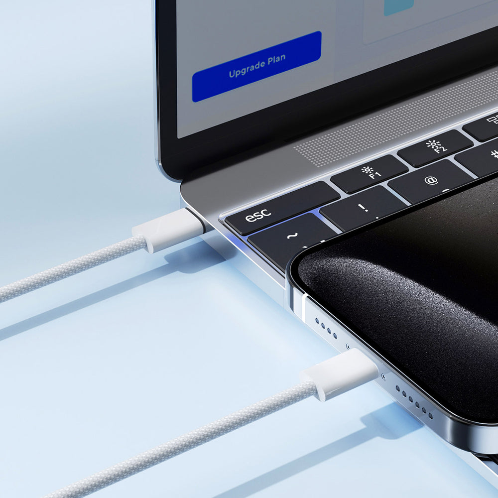 Joyroom Ben Series S-A45 USB-C / USB-C 60W Cable 1 m - White