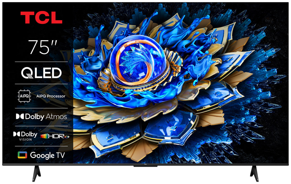 TCL 4K QLED TV | 75T69C | 75 | Smart TV | Google TV | UHD