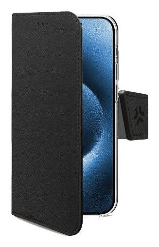 Celly WALLYMAG mobiltelefon etui 17,5 cm (6.9") Tegnebogsetui Sort