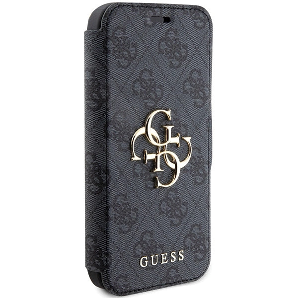 Guess 4G Metal Logo case for iPhone 15 Pro - gray
