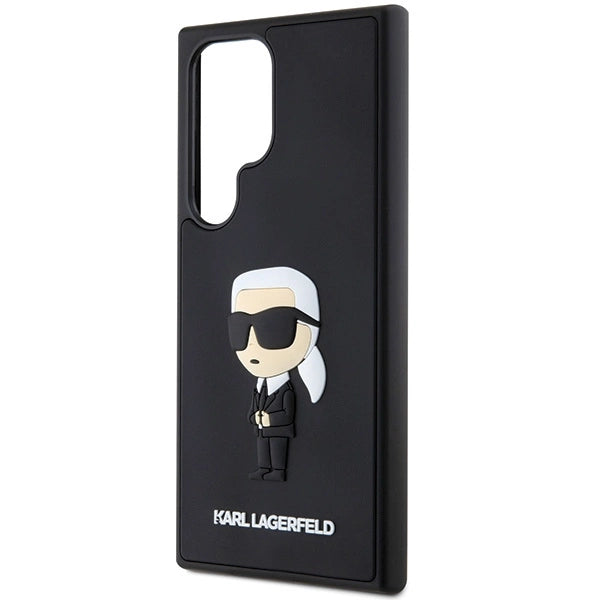Karl Lagerfeld 3D Rubber Ikonik Case for Samsung Galaxy S24 Ultra - Black