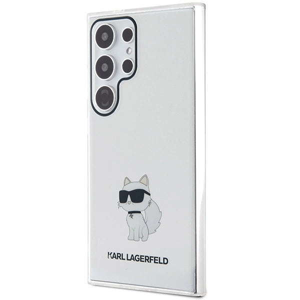 Karl Lagerfeld IML Choupette case for Samsung Galaxy S24 Ultra - transparent