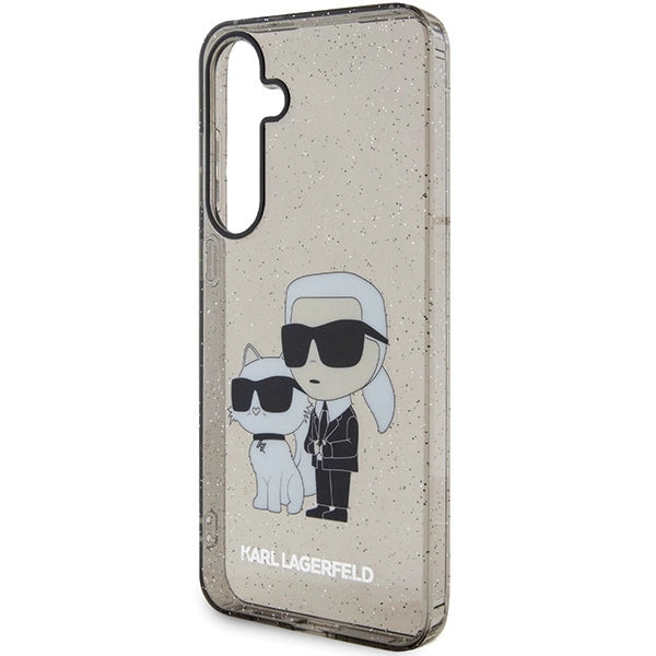 Karl Lagerfeld KLHCS24MHNKCTGK S24+ S926 black/black hardcase Glitter Karl&Choupette