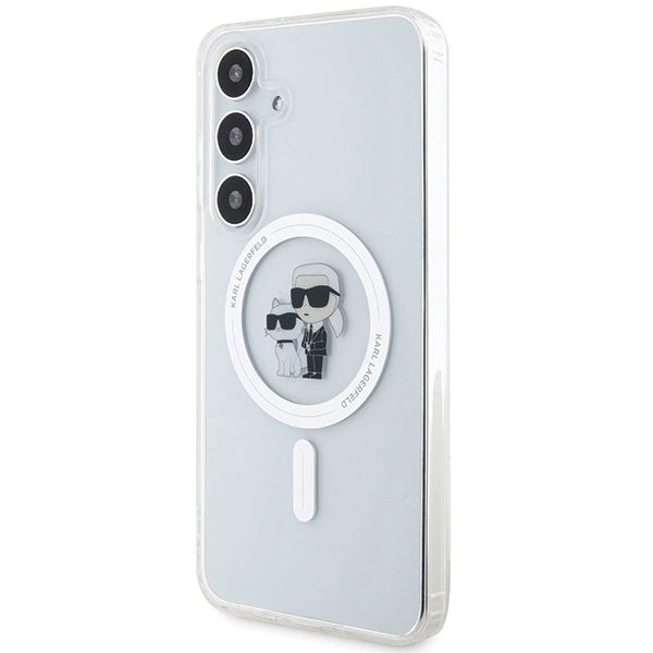 Karl Lagerfeld IML Karl&Choupette MagSafe case for Samsung Galaxy S24 - transparent