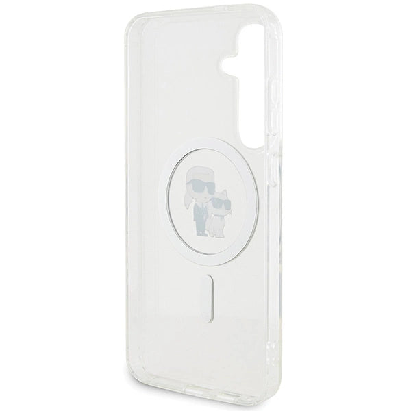 Karl Lagerfeld IML Karl&Choupette MagSafe case for Samsung Galaxy S24 - transparent
