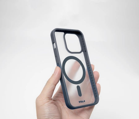 LAUT Huex Protect case with MagSafe for iPhone 15 Pro - dark blue