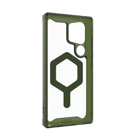 UAG Plyo Pro Magnet case for Samsung Galaxy S24 Ultra 5G with magnetic module - transparent green