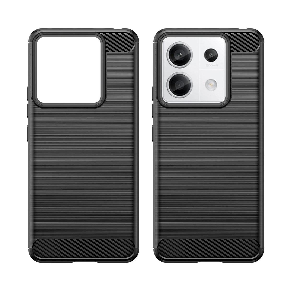 Carbon Case for Xiaomi Redmi Note 13 5G - black