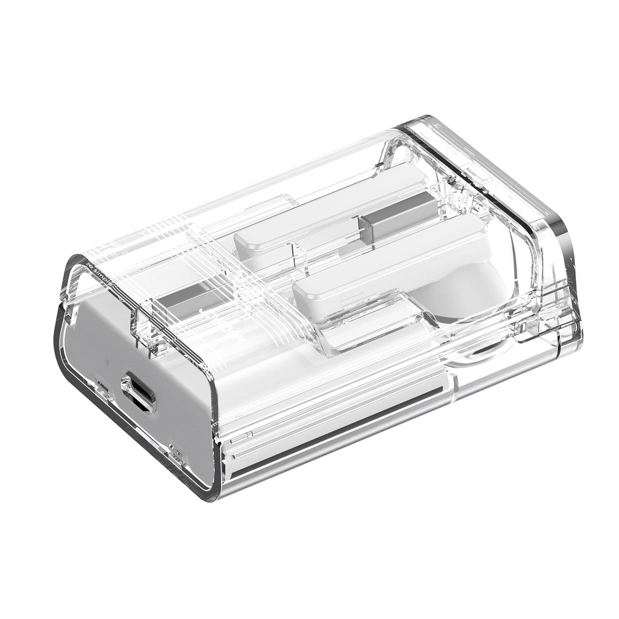 TWS Joyroom JR-TC1 IceLens Series trådløse hovedtelefoner med LED-lys - hvid