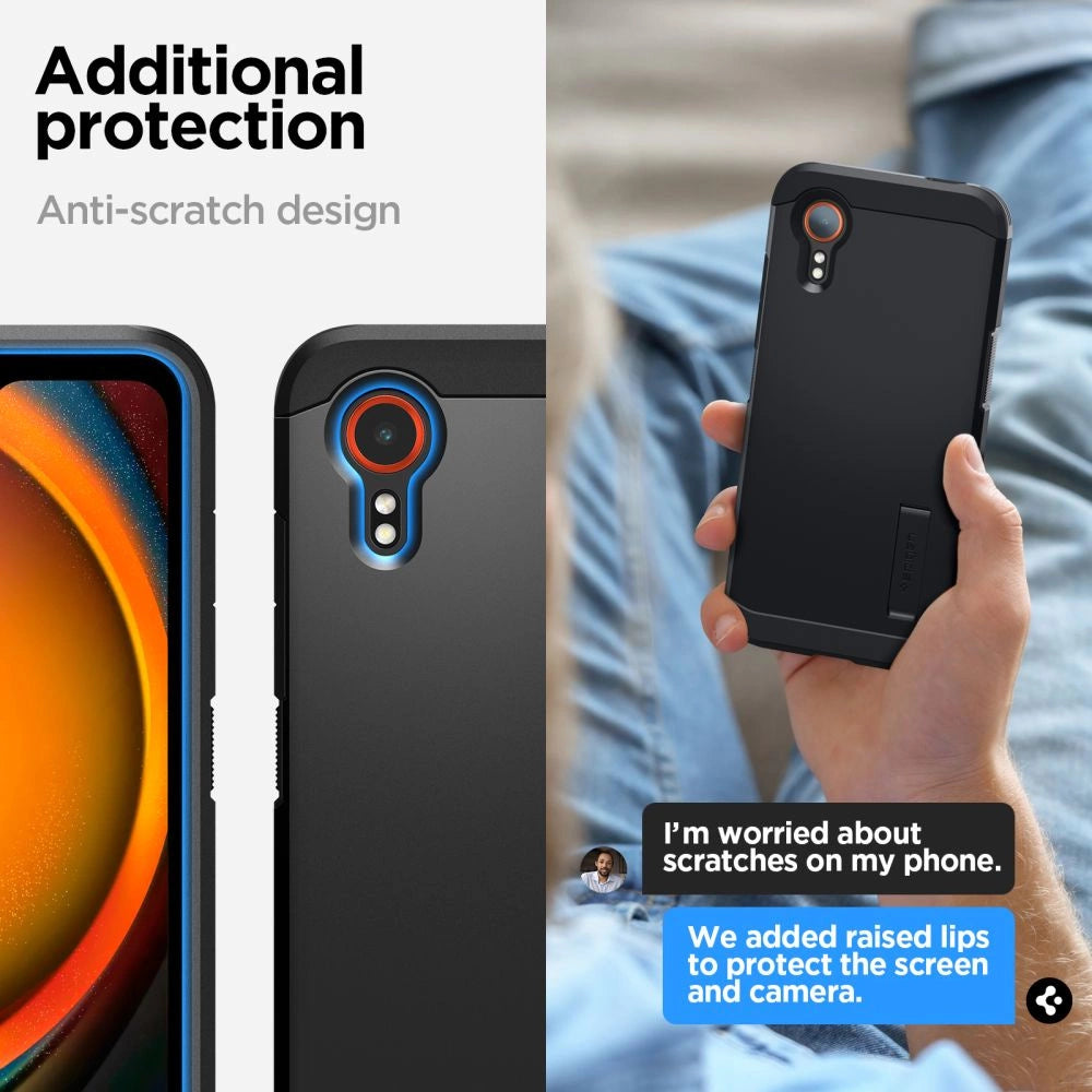 Spigen Tough Armor case til Samsung Galaxy XCover 7 - sort