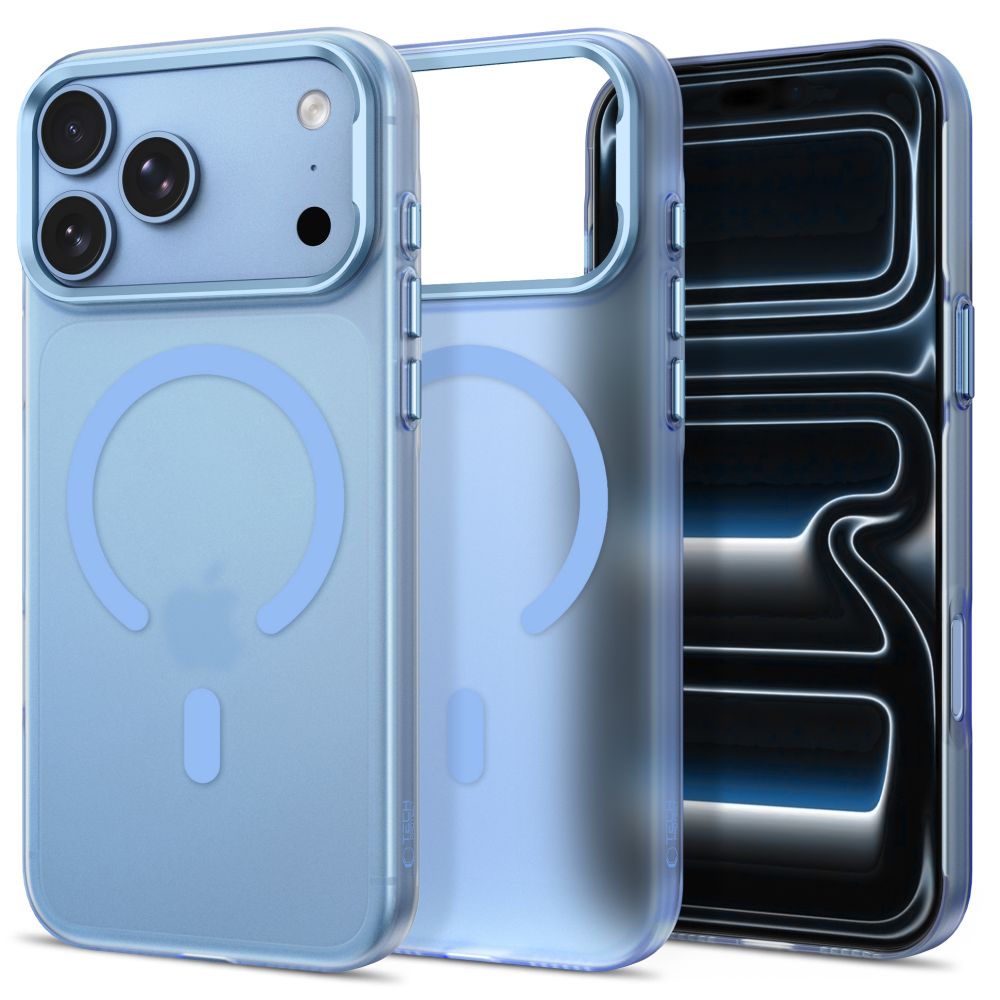 Tech Protect Magzero Magsafe Iphone 17 Pro / 18 Pro Mat Lysblå