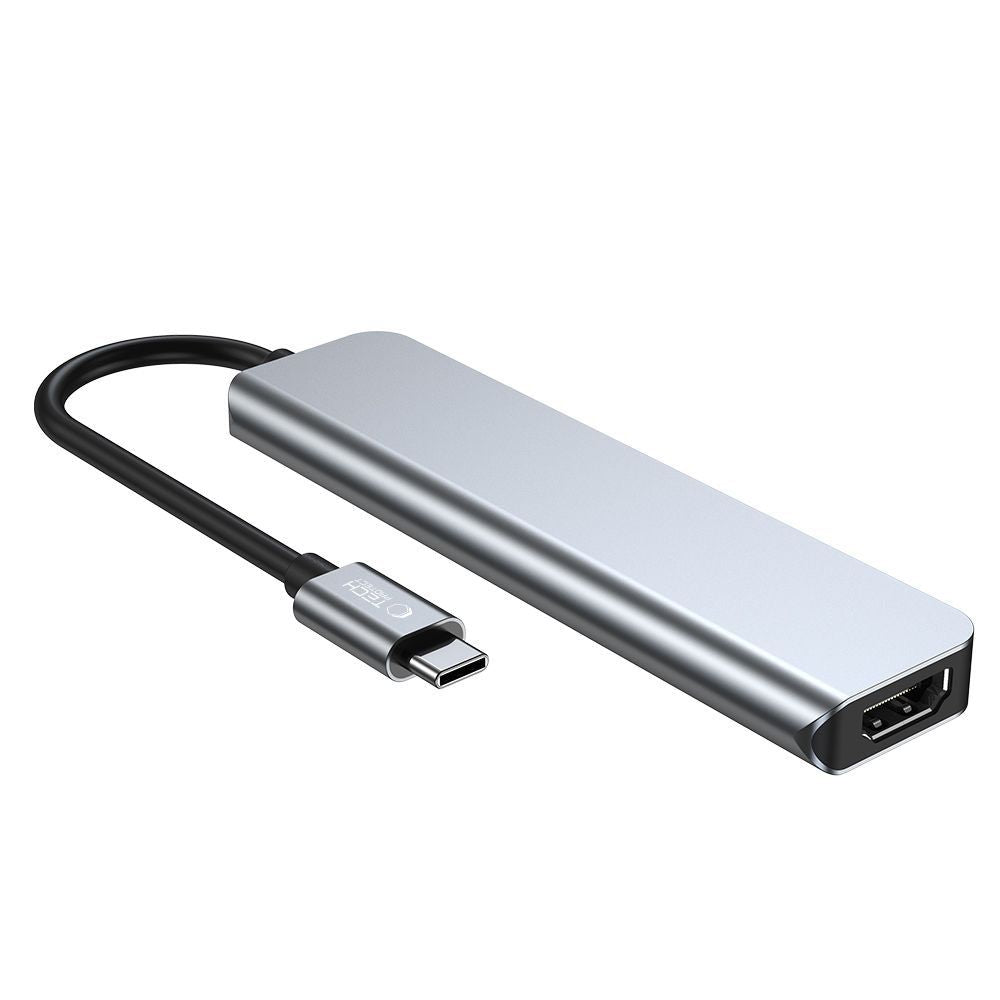 Tech Protect V4 Navadapter 6 I 1 Grå