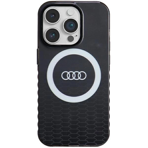 Audi IML Big Logo MagSafe-hylster til iPhone 14 Pro - sort