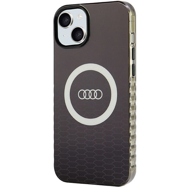 Audi IML Big Logo MagSafe-hylster til iPhone 15 Plus / 14 Plus - sort