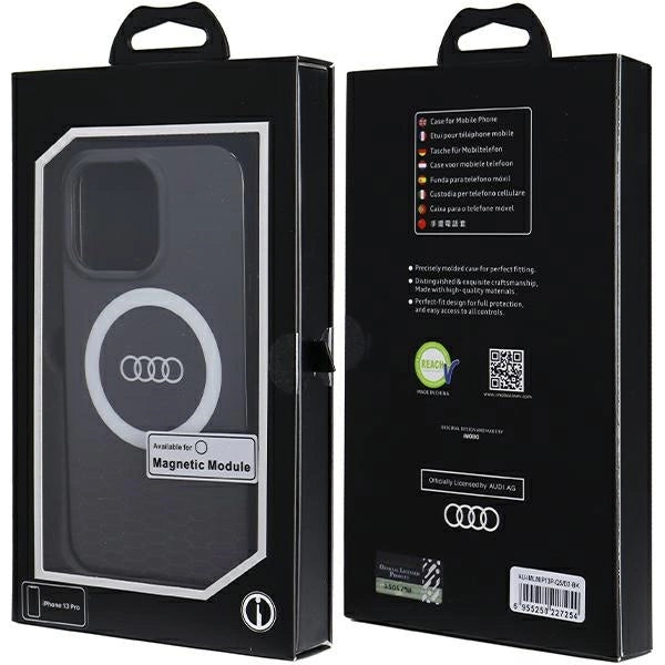 Audi IML Big Logo MagSafe-hylster til iPhone 13 Pro / 13 - sort