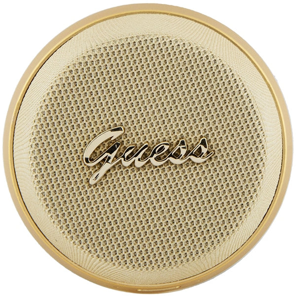 Guess Magnetic Script Metal Bluetooth speaker - gold