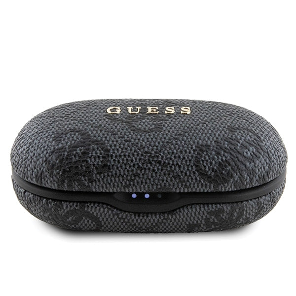 Guess 4G Metal TWS-hovedtelefoner med ENC-ladestation - sort