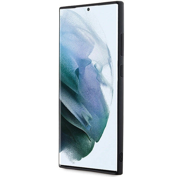 Karl Lagerfeld 3D Rubber Glitter Logo case for Samsung Galaxy S23 Ultra - black