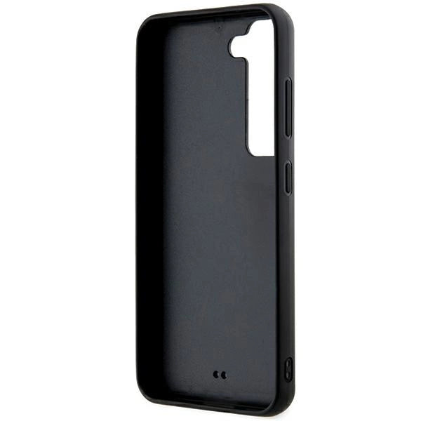 Karl Lagerfeld 3D Rubber Glitter Logo case for Samsung Galaxy S23 - black
