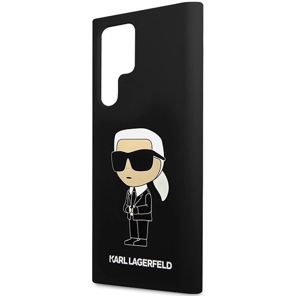 Karl Lagerfeld Silicone Ikonik case for Samsung Galaxy S24 Ultra - black