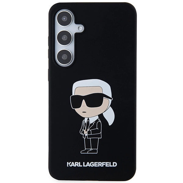 Karl Lagerfeld Silicone Ikonik case for Samsung Galaxy S24+ - black