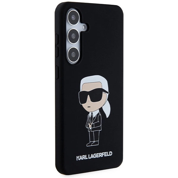 Karl Lagerfeld Silicone Ikonik case for Samsung Galaxy S24+ - black