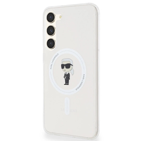 Karl Lagerfeld IML Ikonik MagSafe case for Samsung Galaxy S23+ - transparent