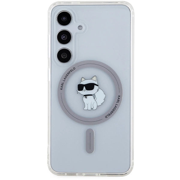 Karl Lagerfeld IML Choupette MagSafe case for Samsung Galaxy S24 - transparent